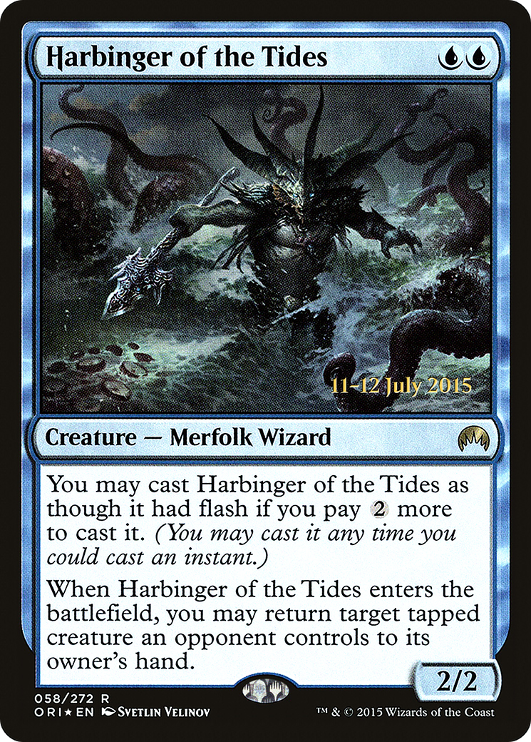 Harbinger of the Tides (PRE-58S) - Magic Origins Promos Foil