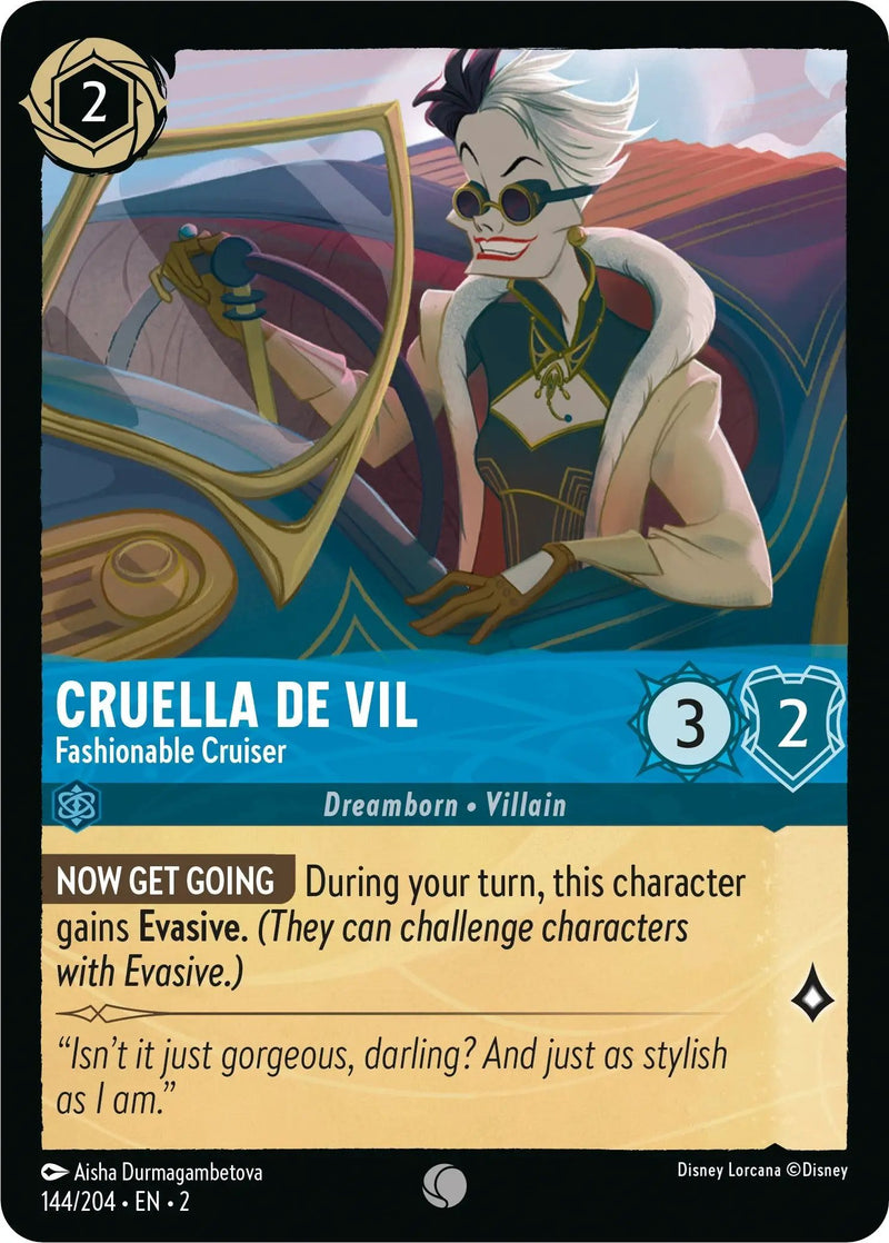 Cruella De Vil - Fashionable Cruiser (144/204) - Rise of the Floodborn