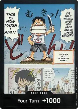 DON!! Card (Young Luffy) (Devil Fruits Collection Vol. 1) - One Piece Promotion Cards Foil