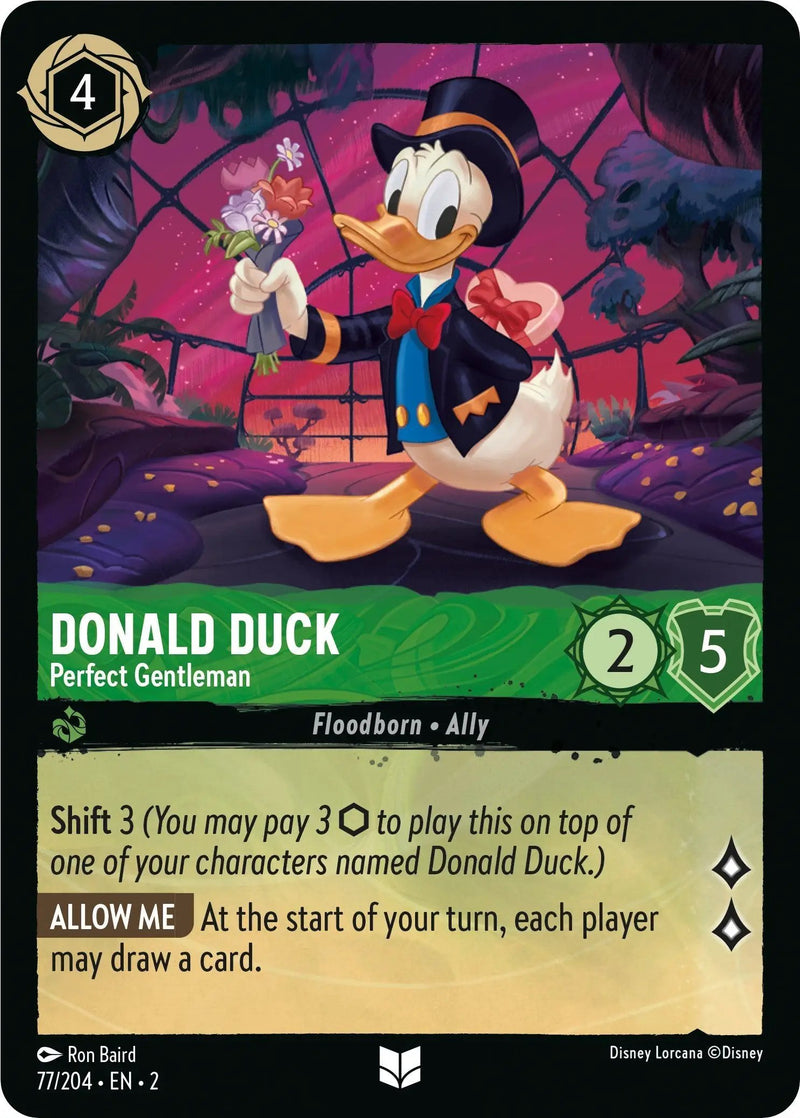 Donald Duck - Perfect Gentleman (77/204) - Rise of the Floodborn Cold Foil