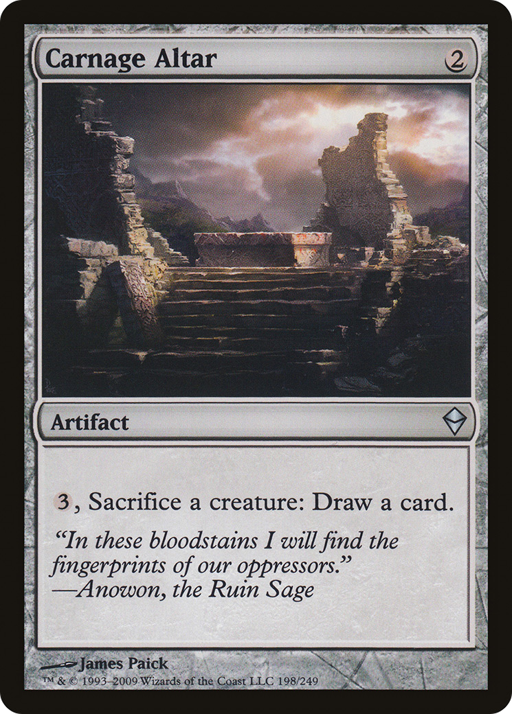 Carnage Altar (ZEN-198) - Zendikar Foil