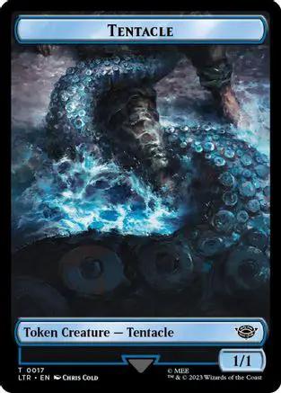 Tentacle // Food (0024) Double-Sided Token (Surge Foil) (LTR-17 // 24) - The Lord of the Rings: Tales of Middle-earth Foil