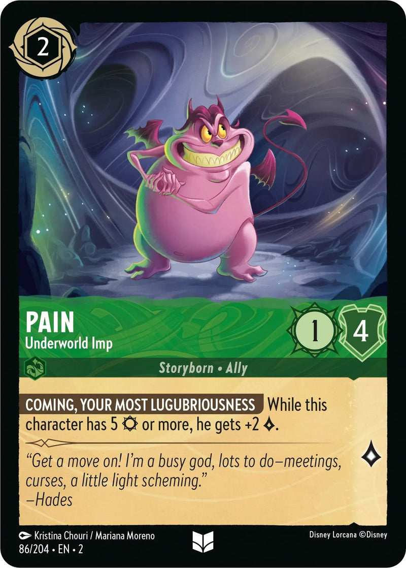 Pain - Underworld Imp (86/204) - Rise of the Floodborn Cold Foil