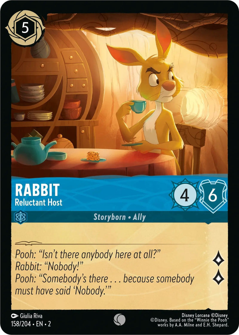 Rabbit - Reluctant Host (158/204) - Rise of the Floodborn Cold Foil