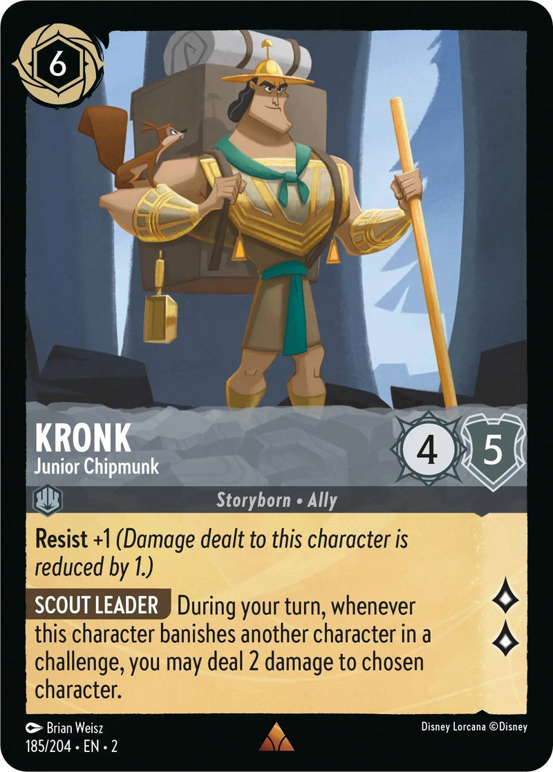 Kronk - Junior Chipmunk (185/204) - Rise of the Floodborn Cold Foil