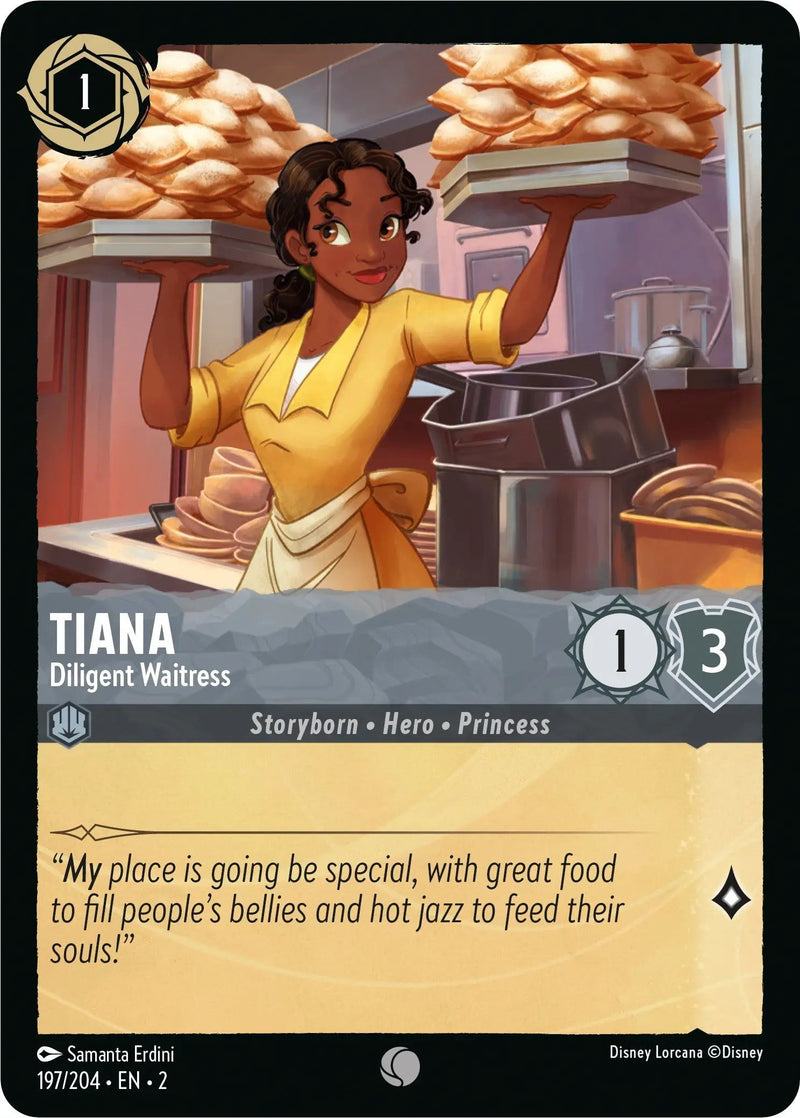 Tiana - Diligent Waitress (197/204) - Rise of the Floodborn