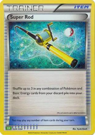 Super Rod (CLV) 028/034 - Trading Card Game Classic Holofoil