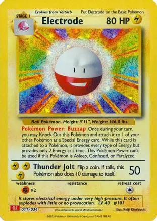 Electrode 011/034 - Trading Card Game Classic Holofoil