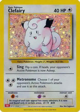 Clefairy 013/034 - Trading Card Game Classic Holofoil
