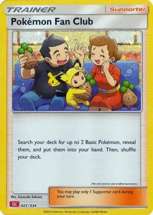Pokemon Fan Club (CLC) 022/034 - Trading Card Game Classic Holofoil