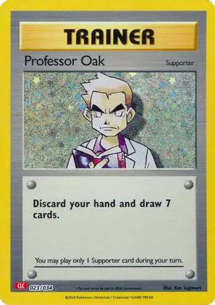 Professor Oak (CLC) 023/034 - Trading Card Game Classic Holofoil