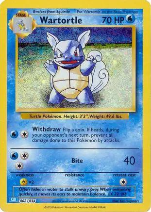 Wartortle 002/034 - Trading Card Game Classic Holofoil
