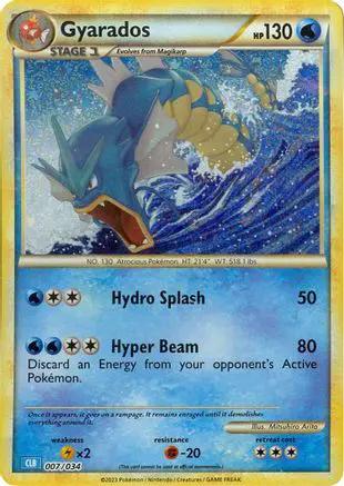 Gyarados 007/034 - Trading Card Game Classic Holofoil