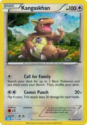 Kangaskhan 017/034 - Trading Card Game Classic Holofoil