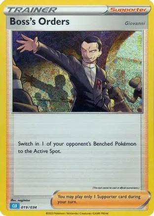 Boss's Orders (CLB) 019/034 - Trading Card Game Classic Holofoil
