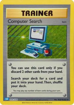 Computer Search (CLB) 020/034 - Trading Card Game Classic Holofoil