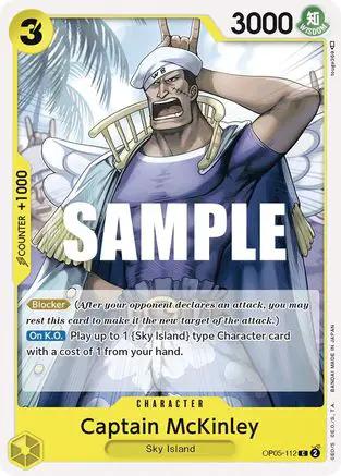 Captain McKinley (OP05-112) - Awakening of the New Era