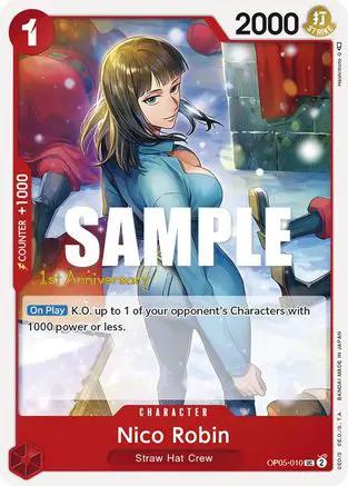 Nico Robin (OP05-010) - Awakening of the New Era: 1st Anniversary Tournament Cards