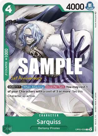 Sarquiss (OP05-026) - Awakening of the New Era: 1st Anniversary Tournament Cards