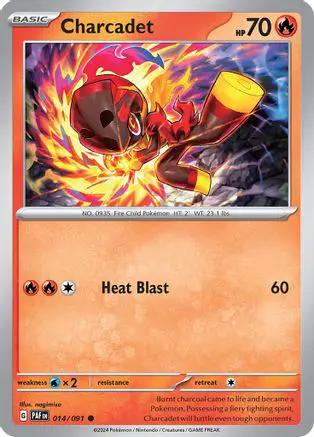 Charcadet 014/091 - SV Paldean Fates Reverse Holofoil