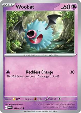 Woobat 032/091 - SV Paldean Fates