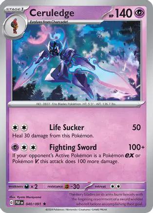 Ceruledge 040/091 - SV Paldean Fates Reverse Holofoil