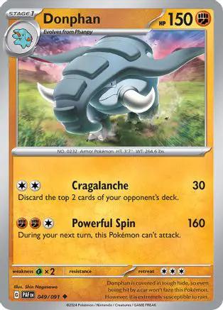 Donphan 049/091 - SV Paldean Fates Reverse Holofoil