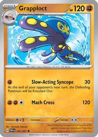 Grapploct 052/091 - SV Paldean Fates Reverse Holofoil