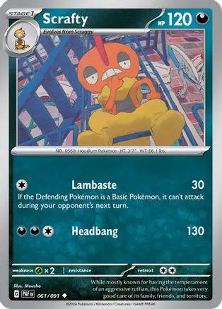 Scrafty 061/091 - SV Paldean Fates