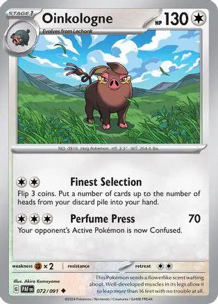 Oinkologne 072/091 - SV Paldean Fates Reverse Holofoil