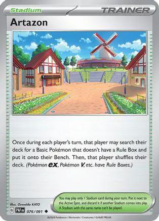 Artazon 076/091 - SV Paldean Fates Reverse Holofoil