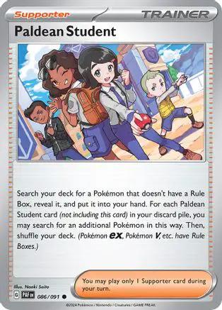 Paldean Student 086/091 - SV Paldean Fates
