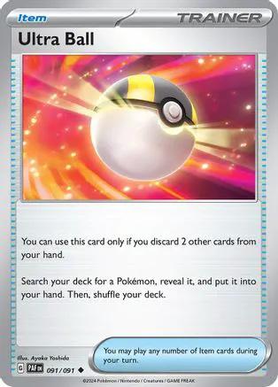 Ultra Ball 091/091 - SV Paldean Fates Reverse Holofoil