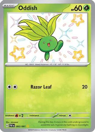Oddish 092/091 - SV Paldean Fates Holofoil