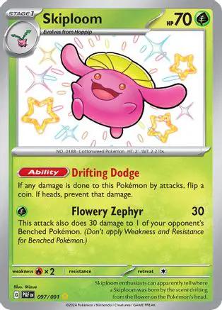 Skiploom 097/091 - SV Paldean Fates Holofoil