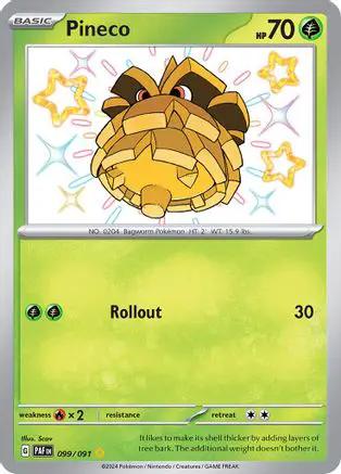 Pineco 099/091 - SV Paldean Fates Holofoil