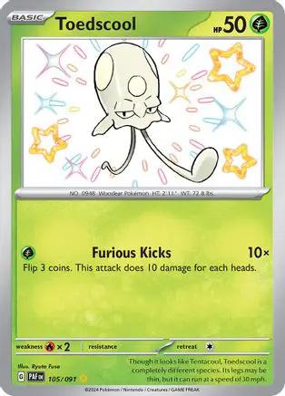 Toedscool 105/091 - SV Paldean Fates Holofoil