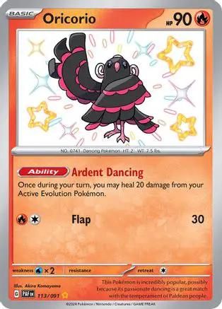 Oricorio 113/091 - SV Paldean Fates Holofoil