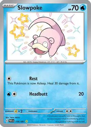Slowpoke 116/091 - SV Paldean Fates Holofoil