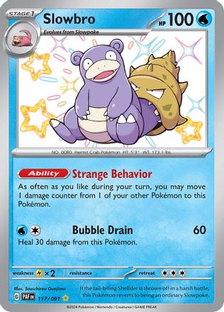 Slowbro 117/091 - SV Paldean Fates Holofoil