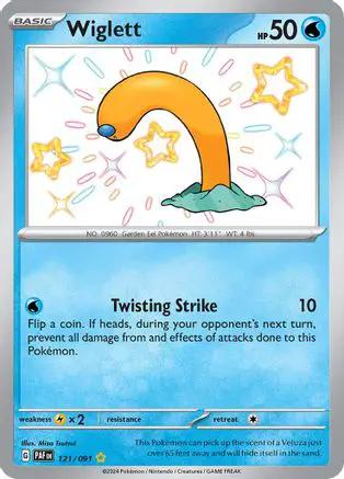 Wiglett 121/091 - SV Paldean Fates Holofoil
