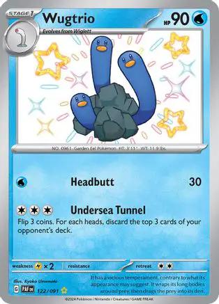 Wugtrio 122/091 - SV Paldean Fates Holofoil