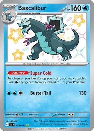 Baxcalibur 130/091 - SV Paldean Fates Holofoil