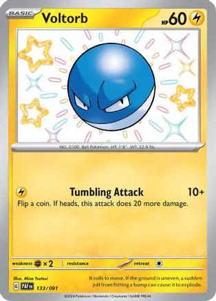 Voltorb 133/091 - SV Paldean Fates Holofoil