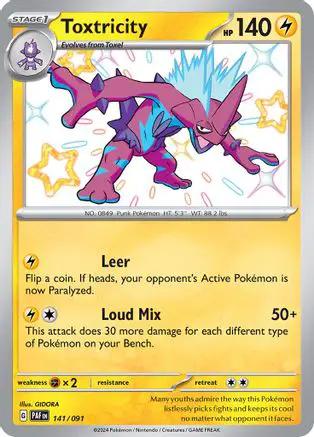Toxtricity 141/091 - SV Paldean Fates Holofoil