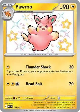 Pawmo 143/091 - SV Paldean Fates Holofoil