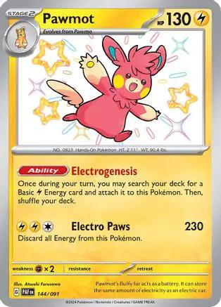 Pawmot 144/091 - SV Paldean Fates Holofoil