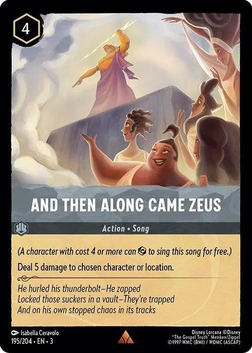 And Then Along Came Zeus (195/204) - Into the Inklands Cold Foil