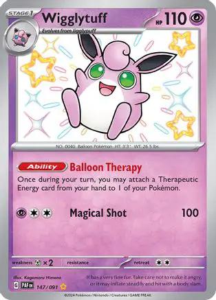 Wigglytuff 147/091 - SV Paldean Fates Holofoil