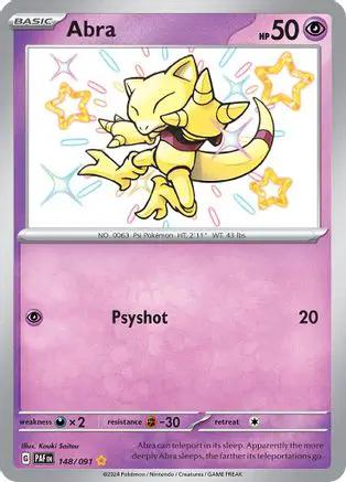 Abra 148/091 - SV Paldean Fates Holofoil